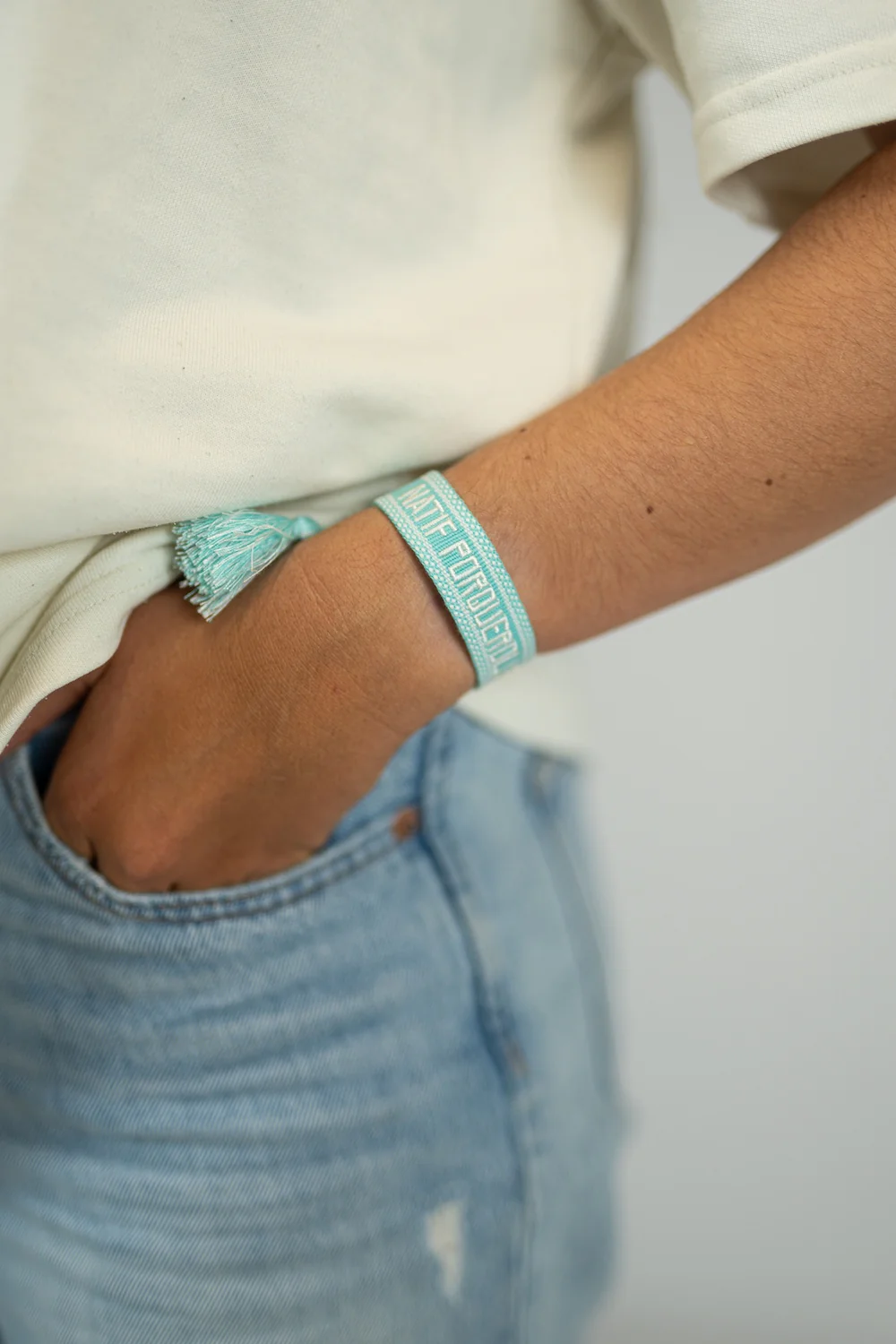 Bracelet tissu Porquerolles - Image 4