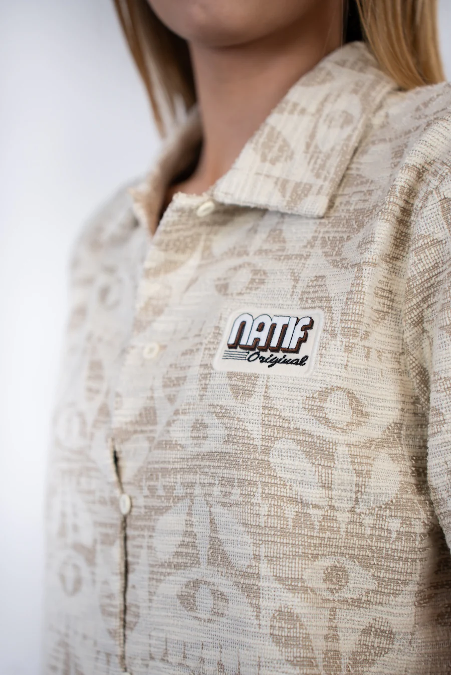 Chemise Jacquard Eyes Flow Femme - Image 3