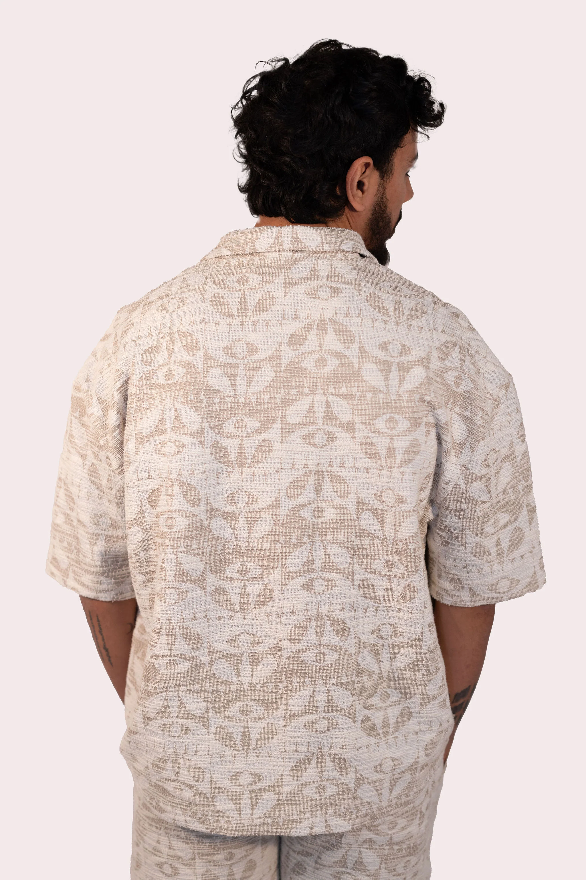 Chemise Jacquard Eyes Flow Homme - Image 4