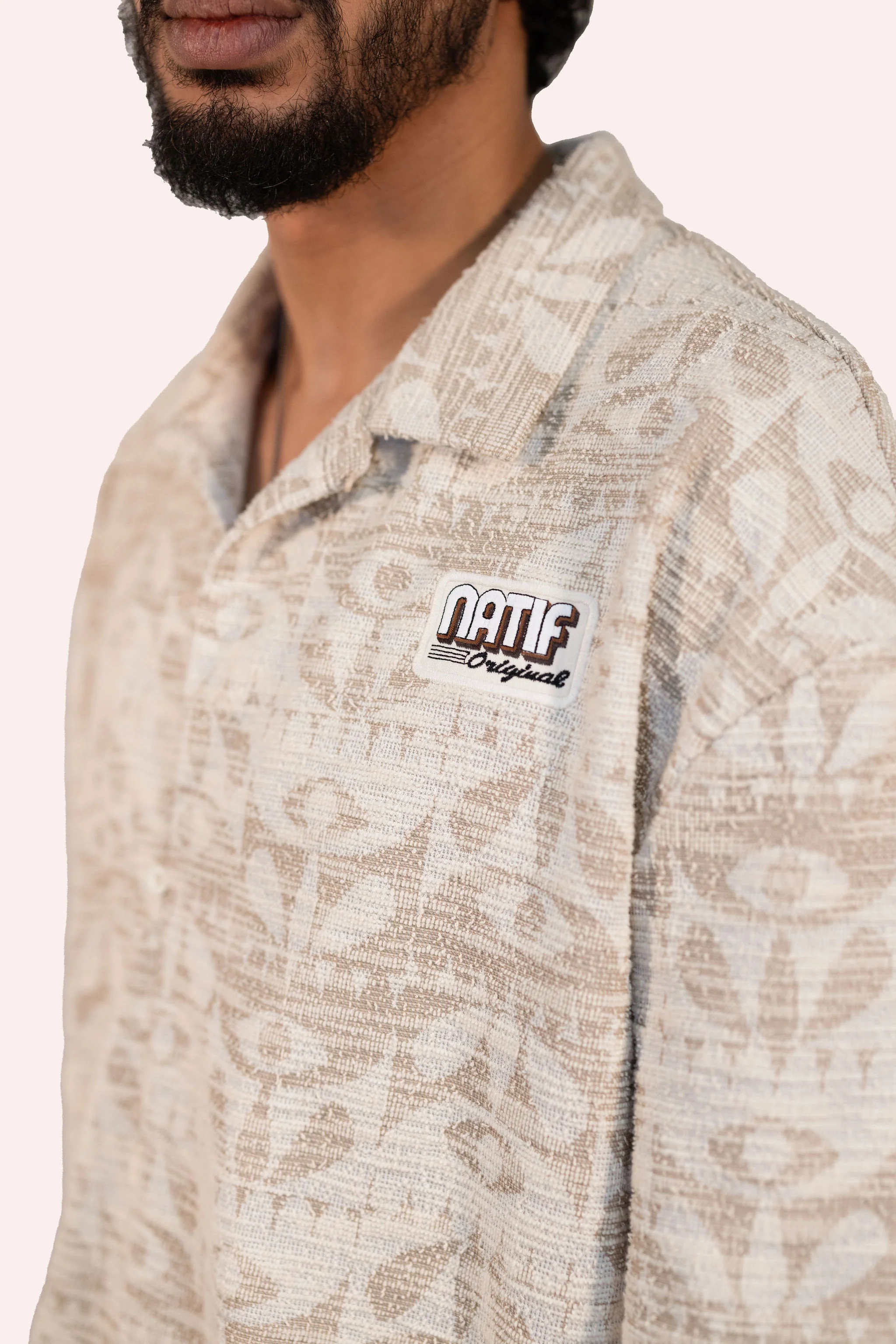 Chemise Jacquard Eyes Flow Homme - Image 5