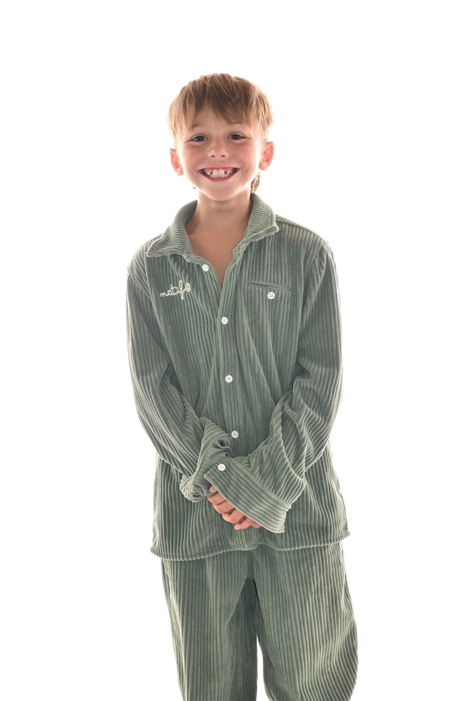 Chemise Enfant Velours Cotelé Original - Image 2