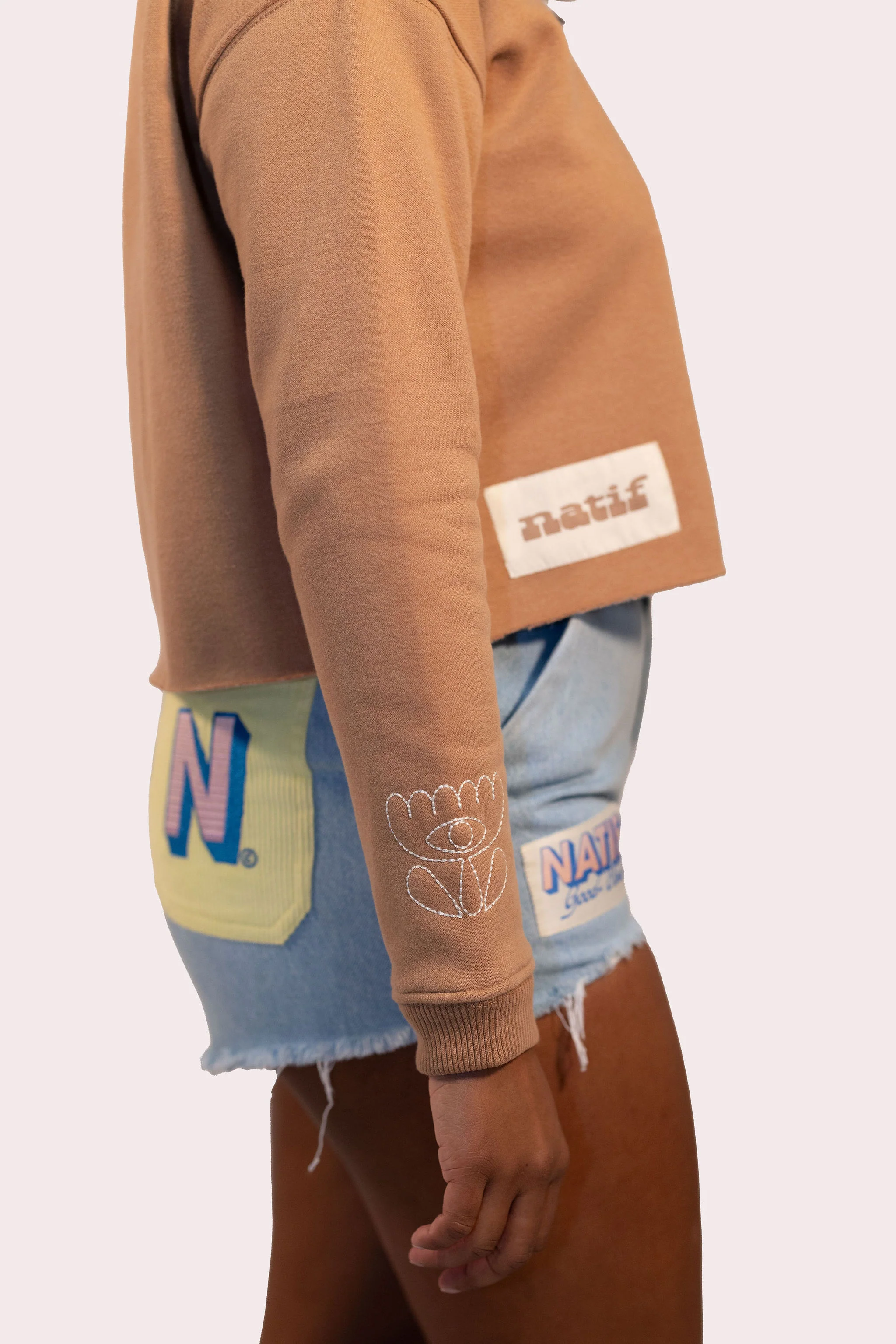 Crop Sweat Flower - Image 2