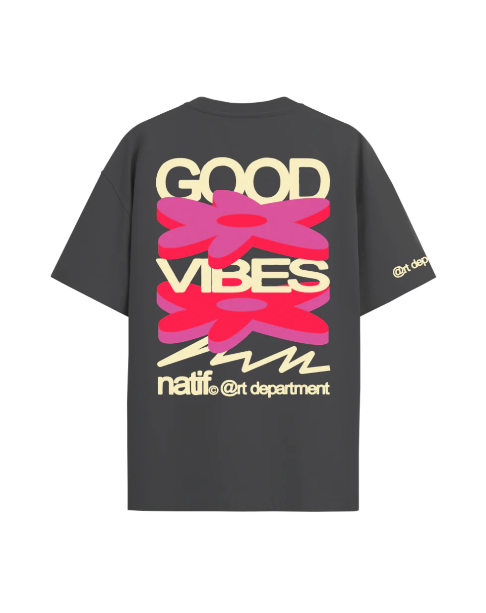 T-Shirt Heavy Good Vibes Art Dpt (Loose) - Image 2