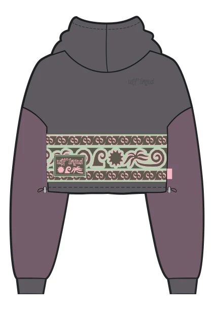 Hoodie Crop Ethnic - Image 2