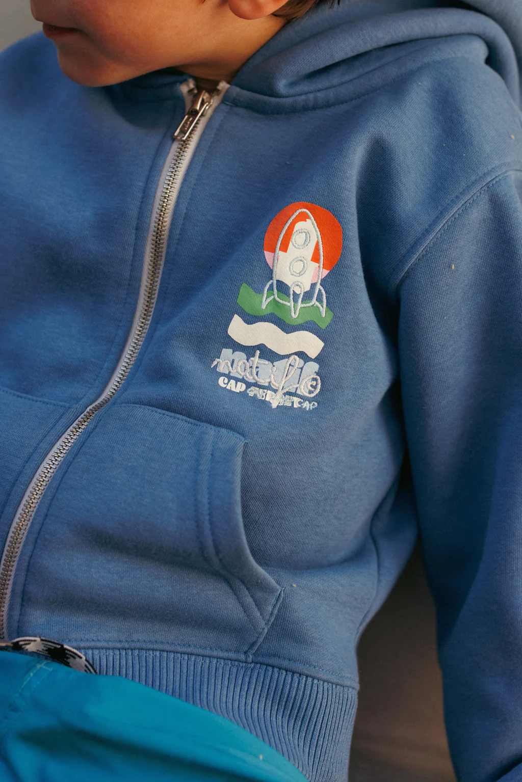 Hoodie Zip Enfant Cap Ferret Lighthouse - Image 4
