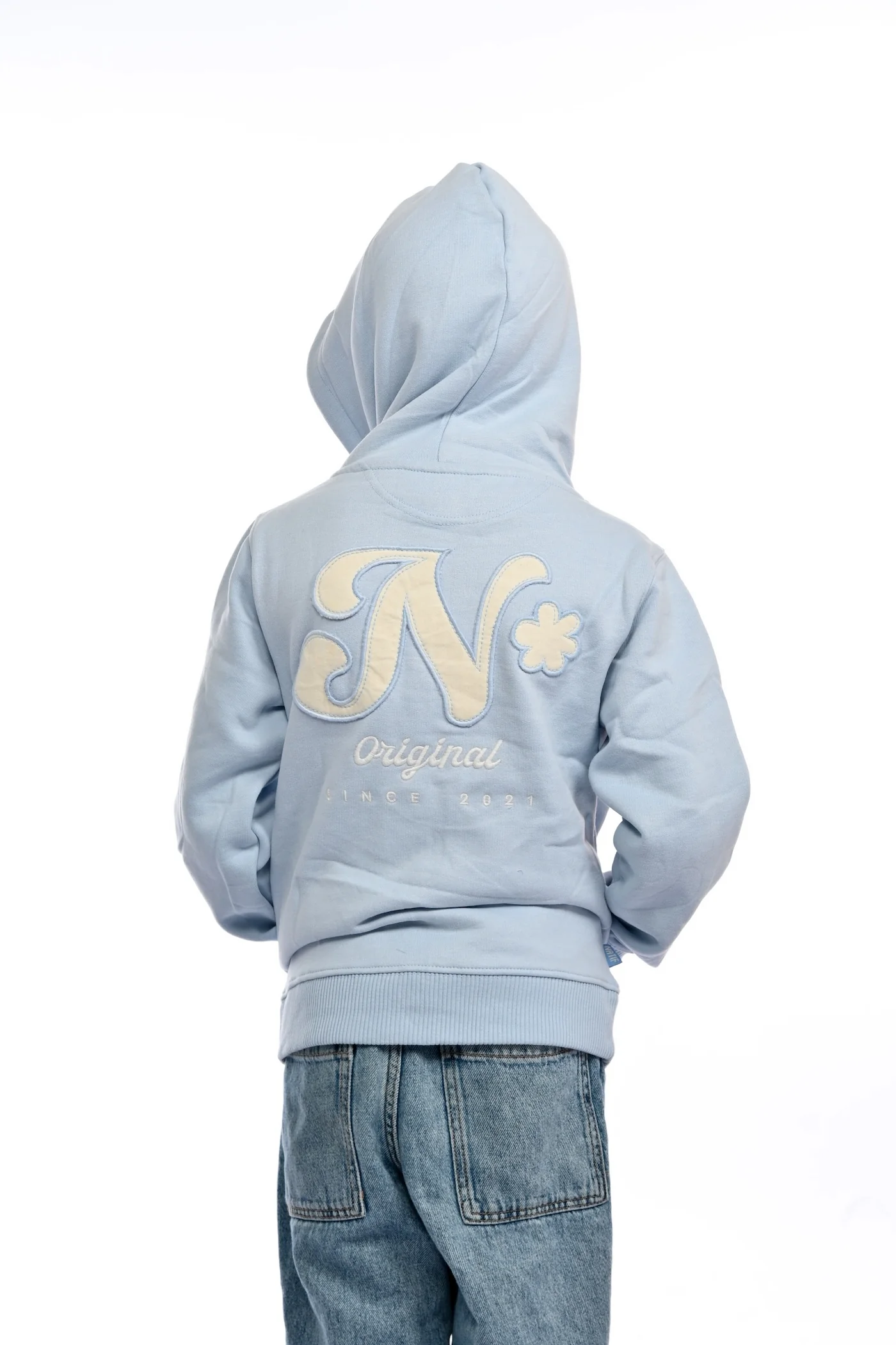 Hoodie Zip Enfant Original N Flowers - Image 3