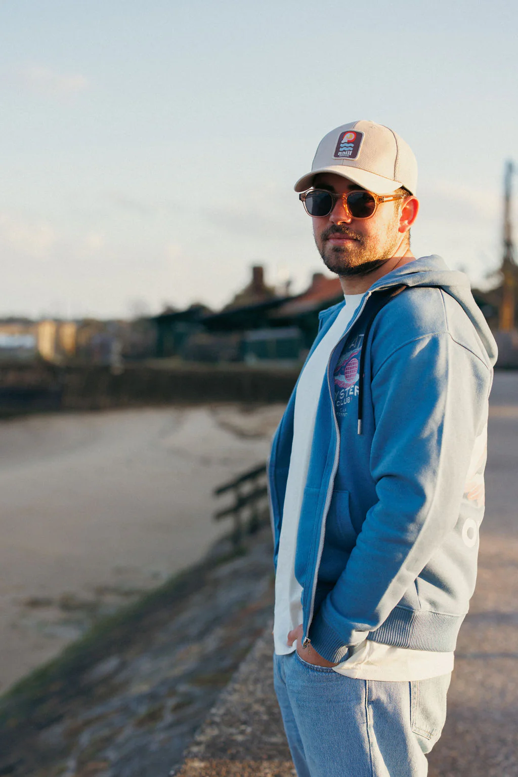 Hoodie Zip Oyster Club - Image 3