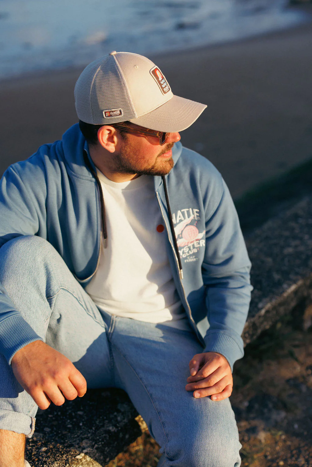 Hoodie Zip Oyster Club - Image 4