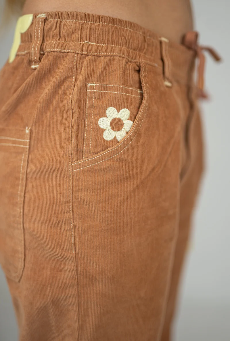 Pantalon Corduroy Flower - Image 3