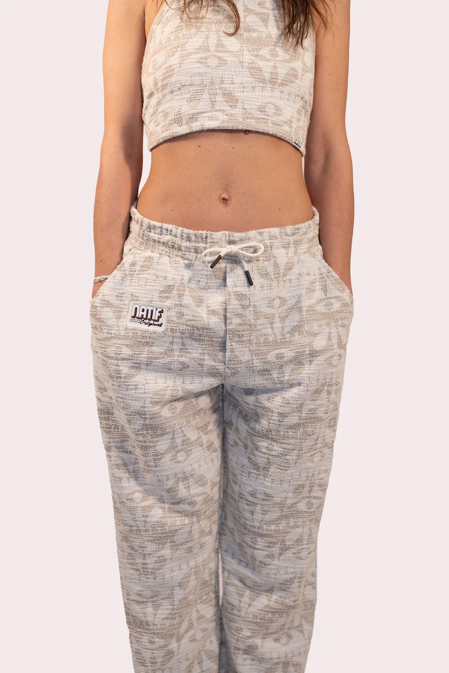 Pantalon Jacquard Eyes Flow Femme - Image 4