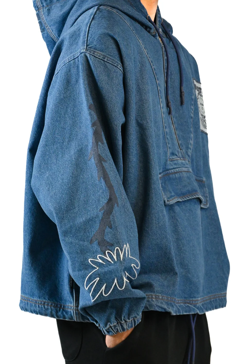 Poncho jacket good vibes - Image 3