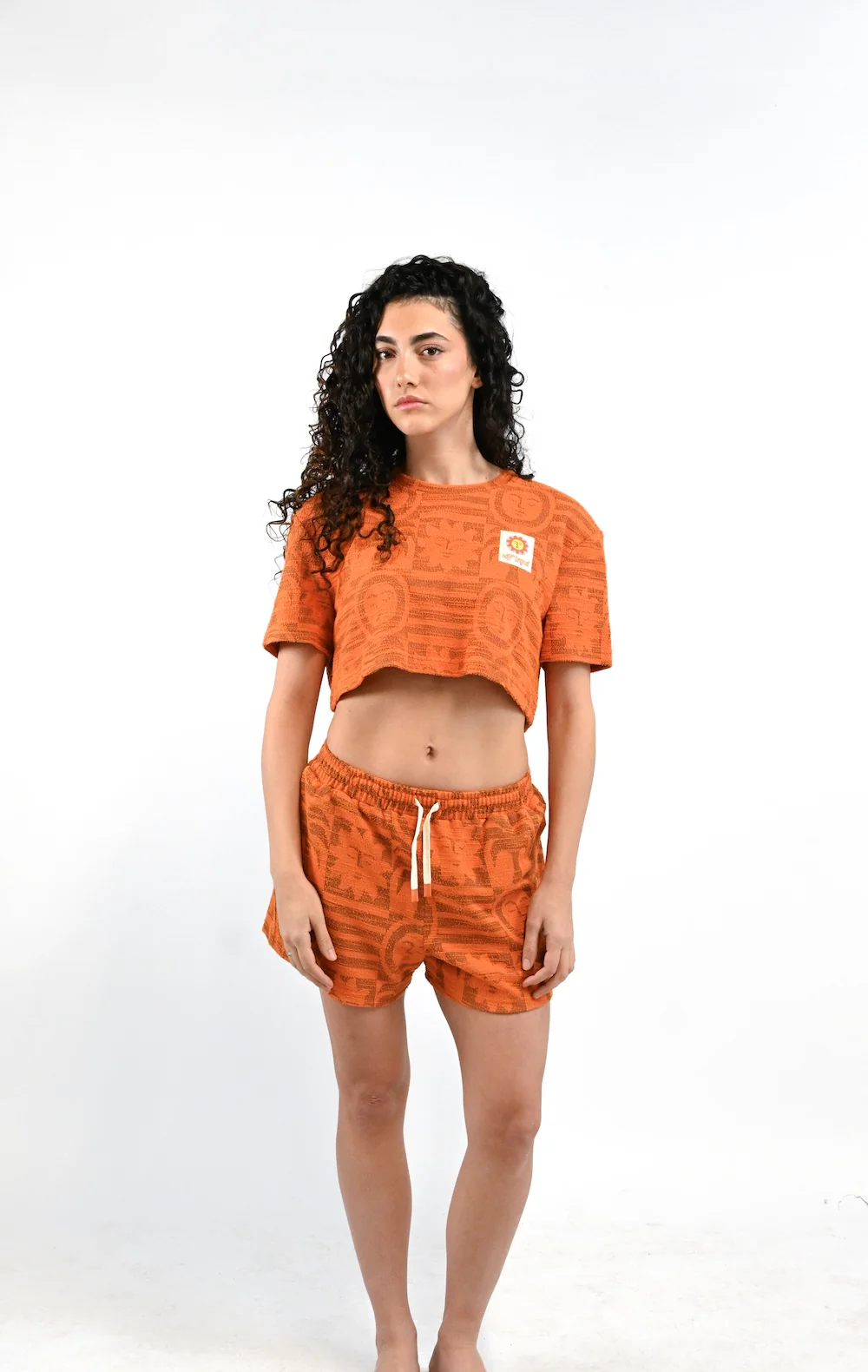 Short Jacquard Femme Sunny Bloom - Image 3