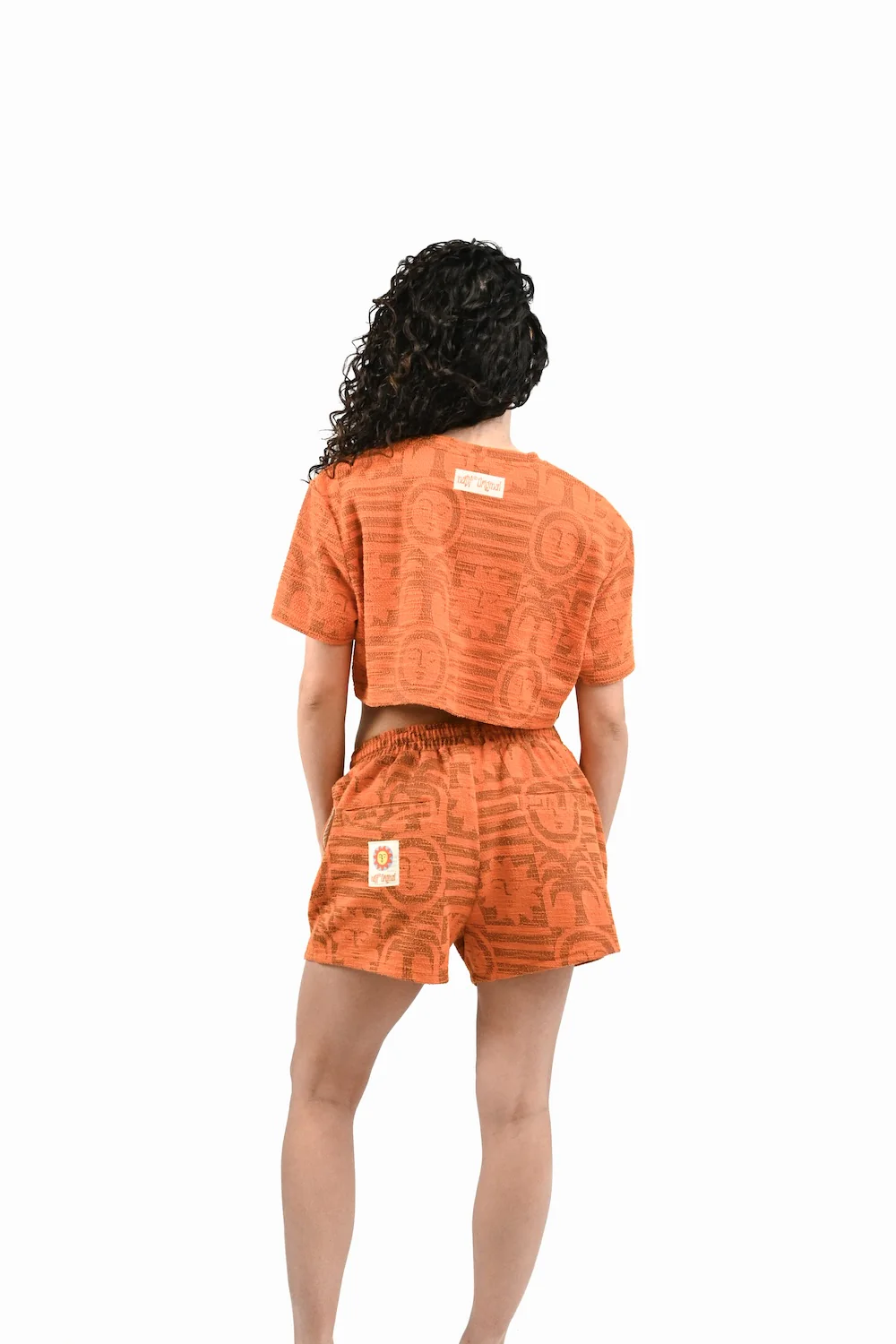 Short Jacquard Femme Sunny Bloom - Image 4