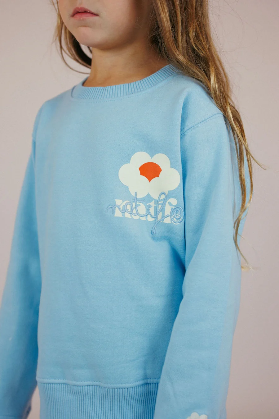 Sweat Enfant Natif Good Vibes Flowers - Image 2