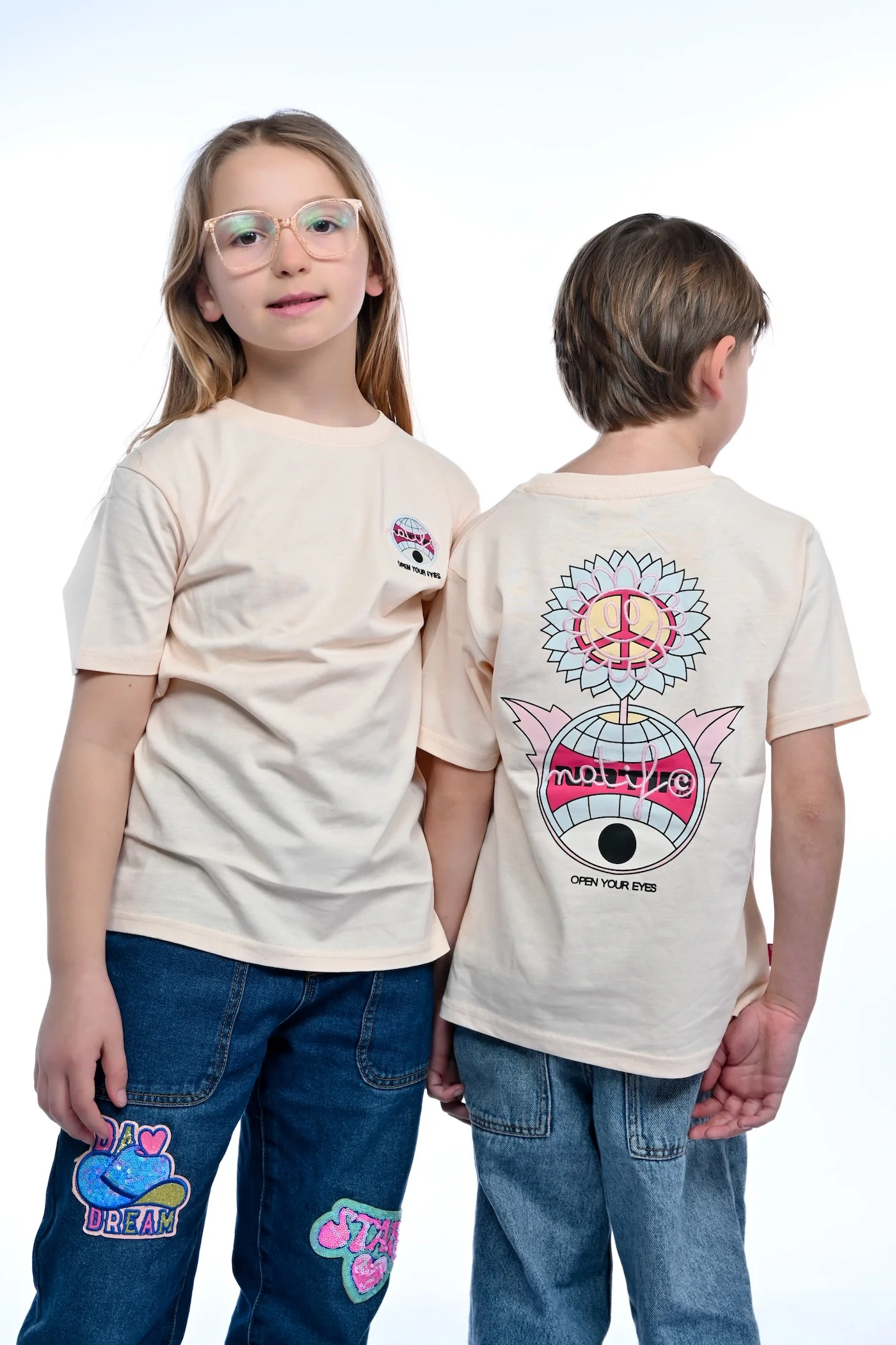 T-Shirt Enfant Flower Peace - Image 2