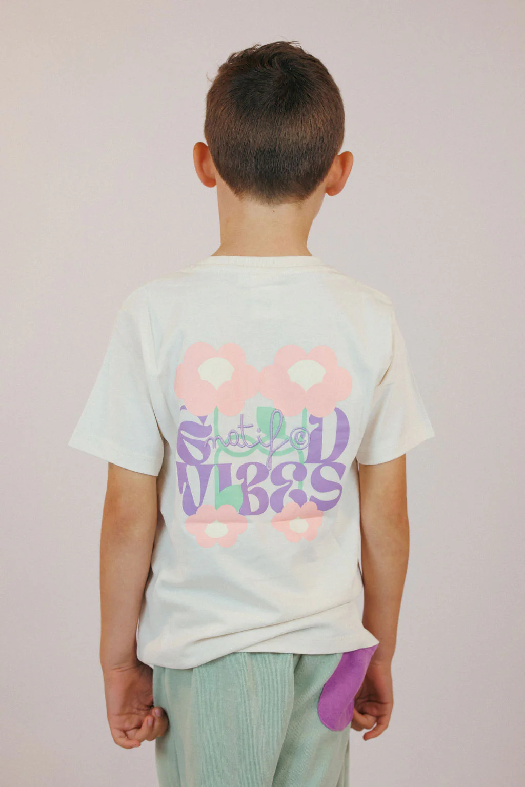 T-shirt Enfant Good Vibes Flowers - Image 3