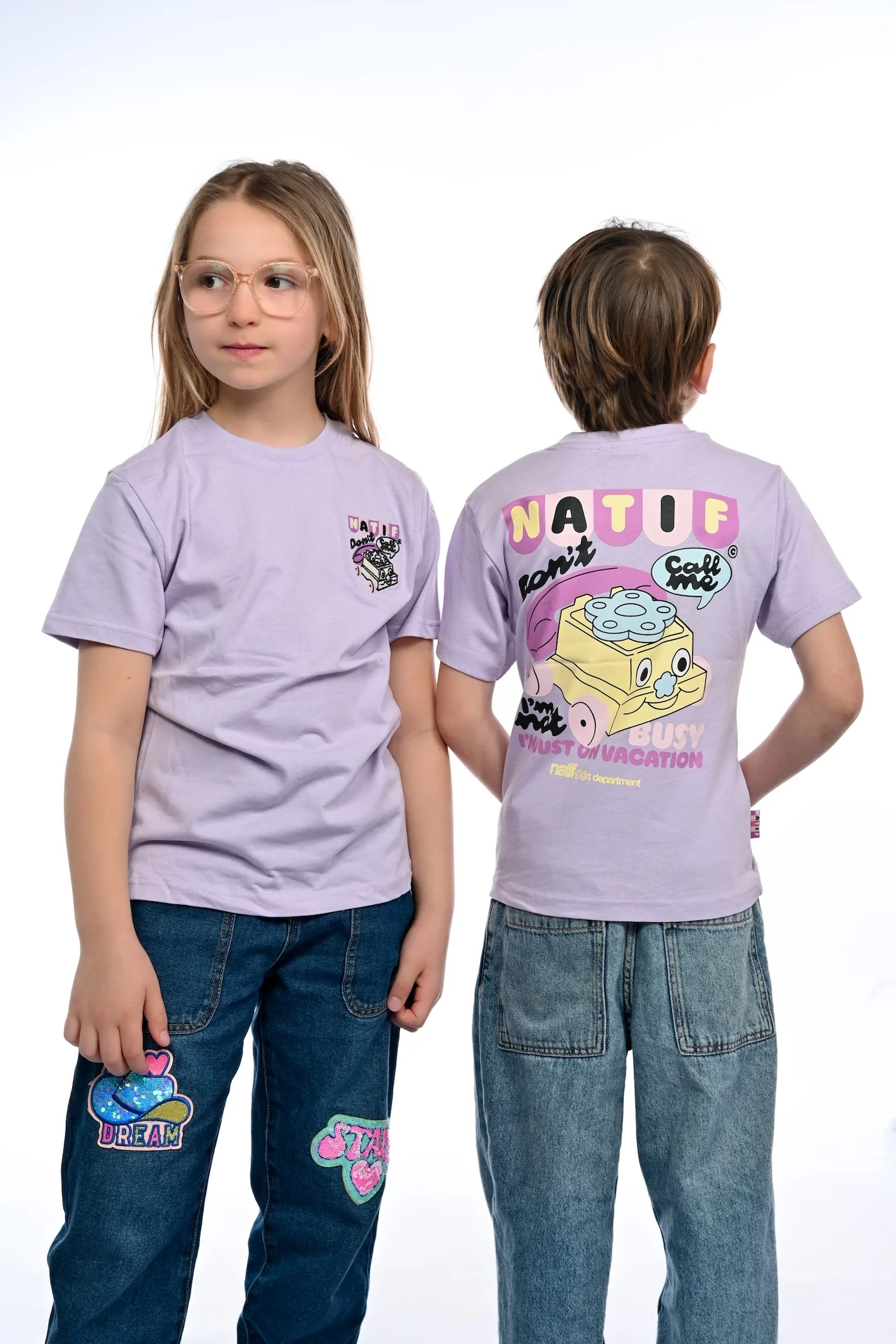 T-Shirt Enfant Just On Vacation - Image 3