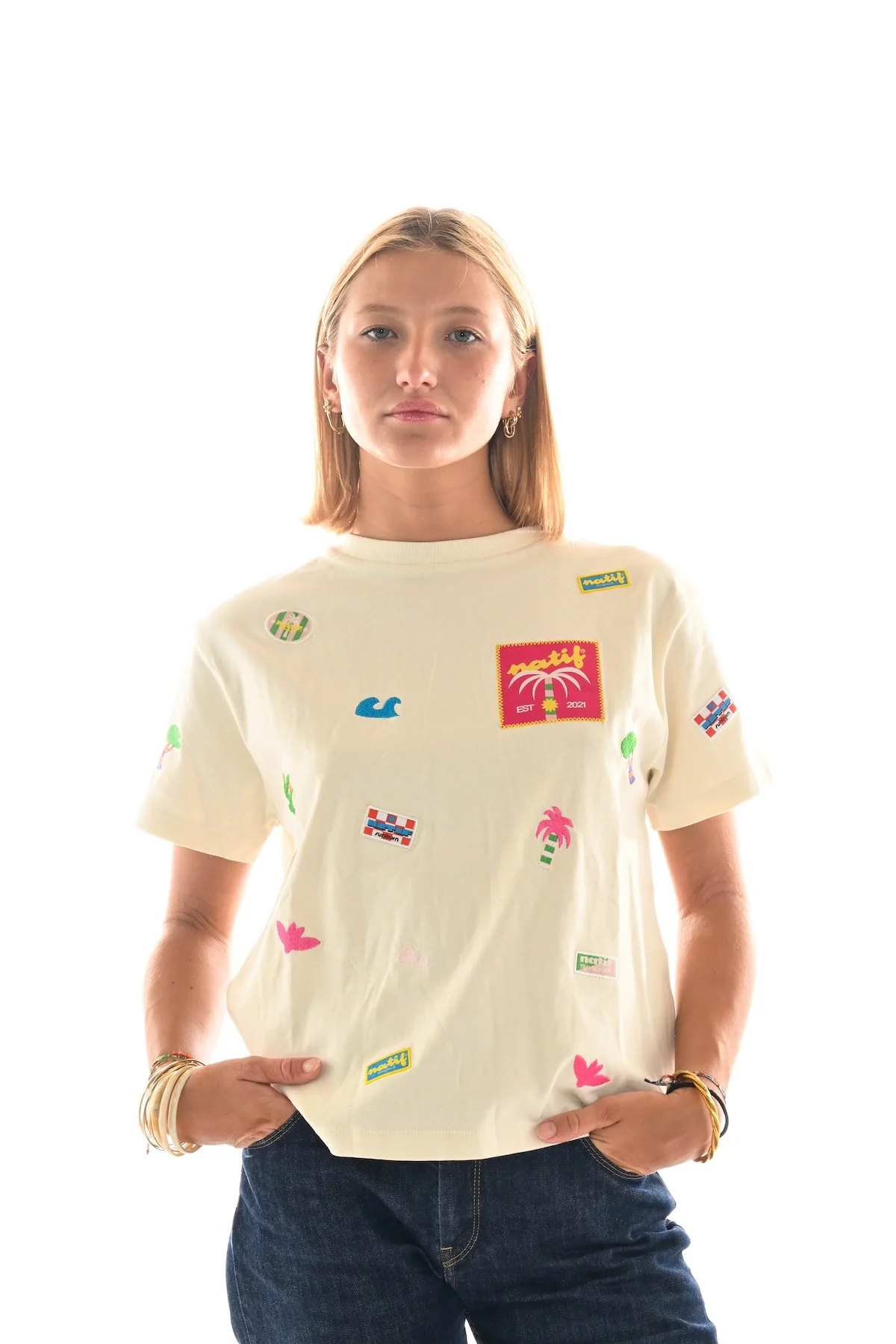 T-Shirt Femme Globe Trotteuse - Image 2