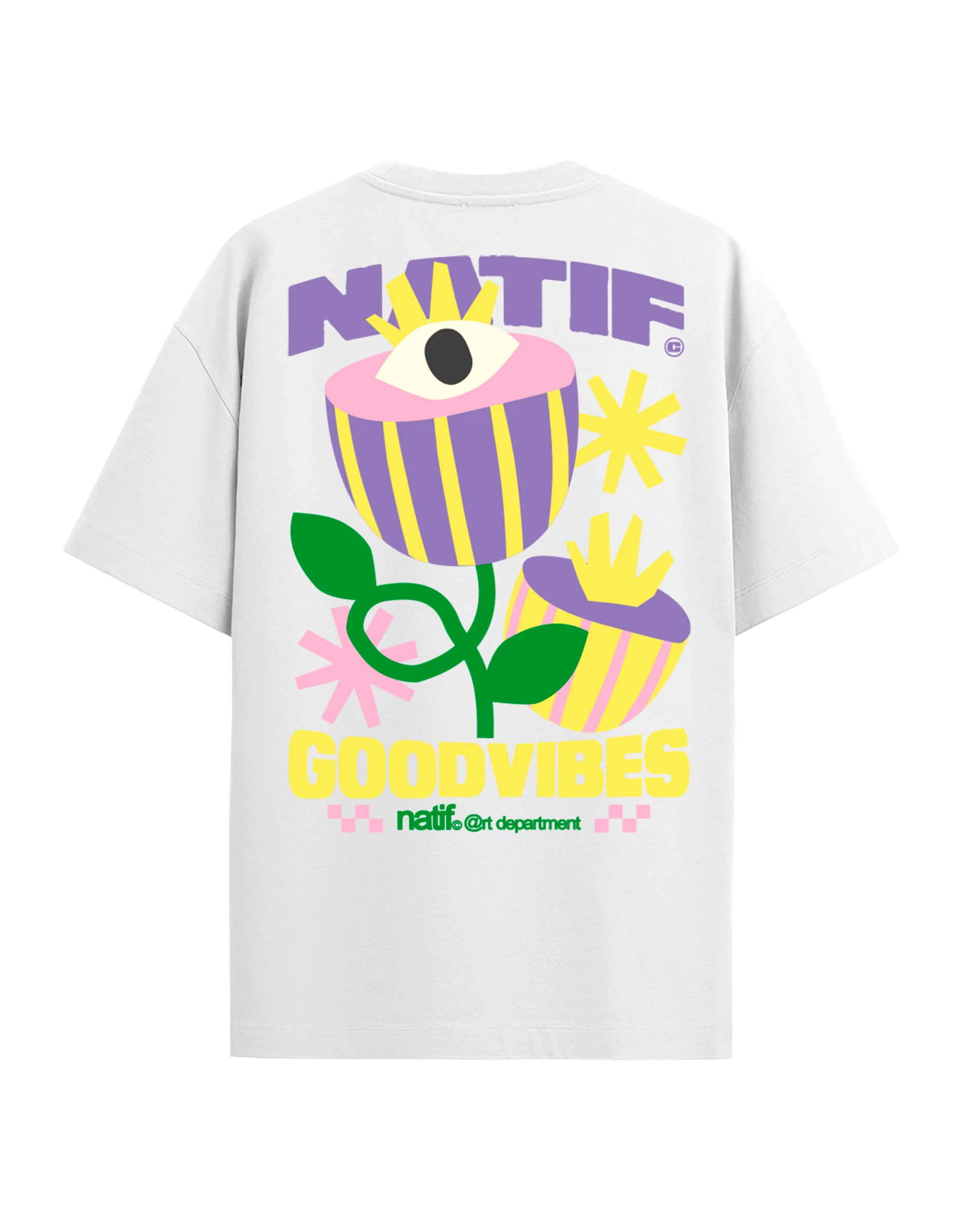 T-Shirt Femme Good Vibes Art Dpt - Image 2