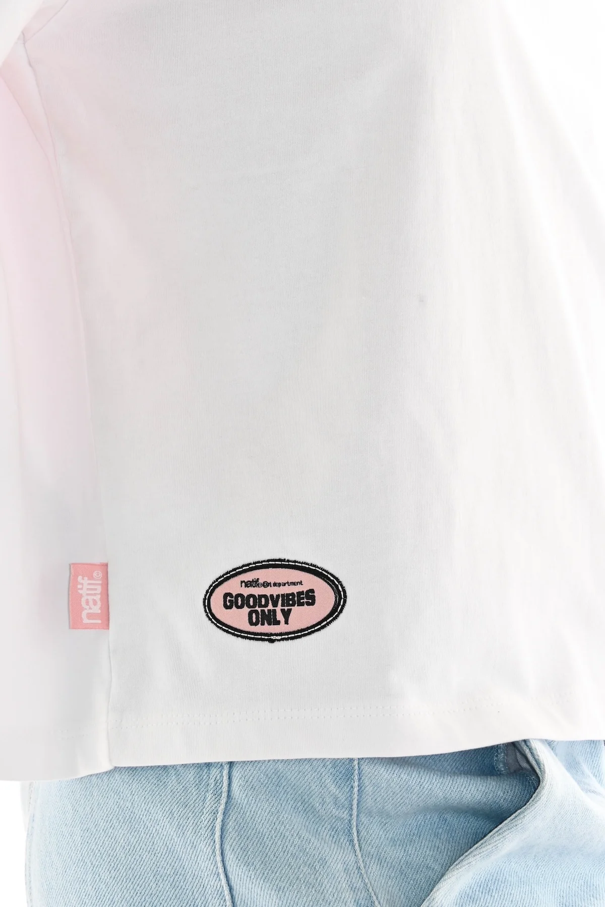 T-Shirt Femme Good Vibes Only Art Dpt - Image 3