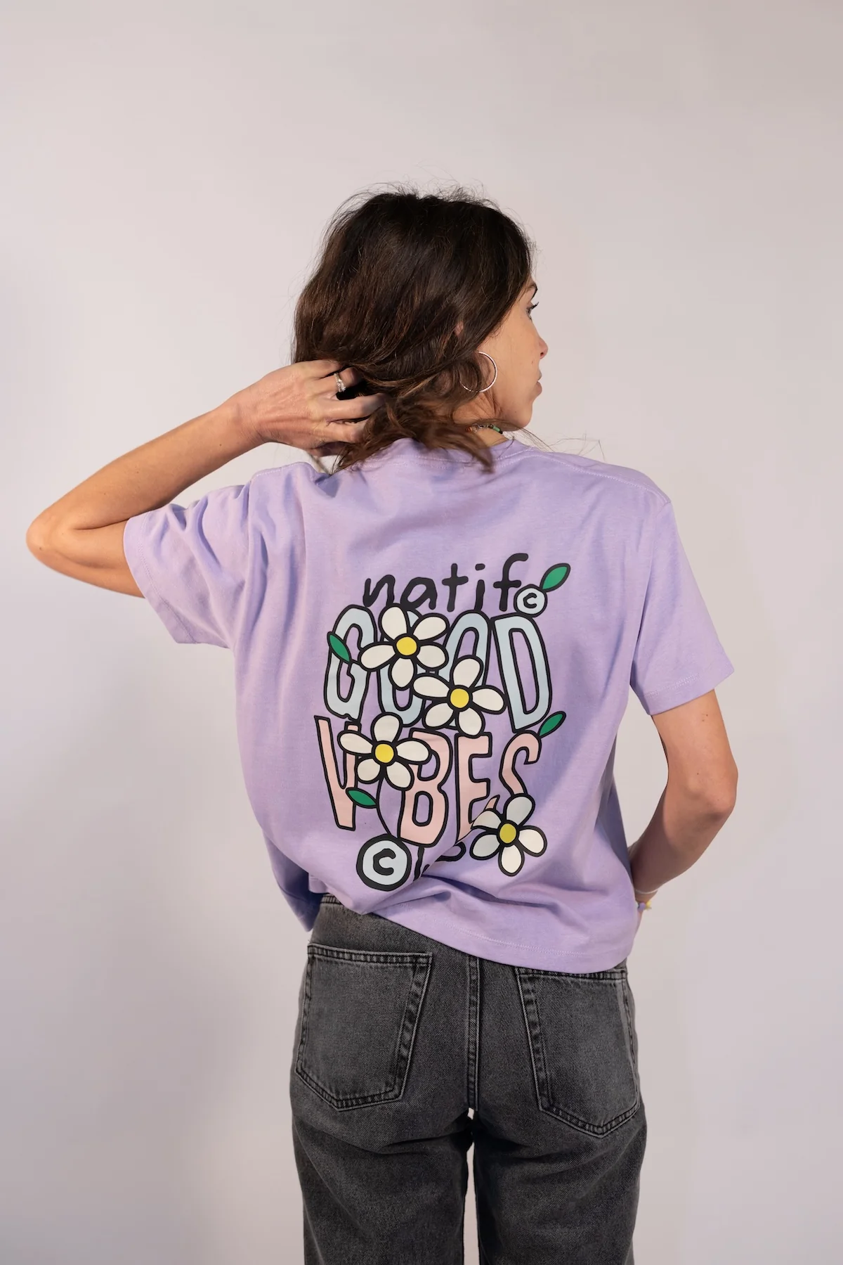 T-shirt Femme New Good Vibes - Image 4