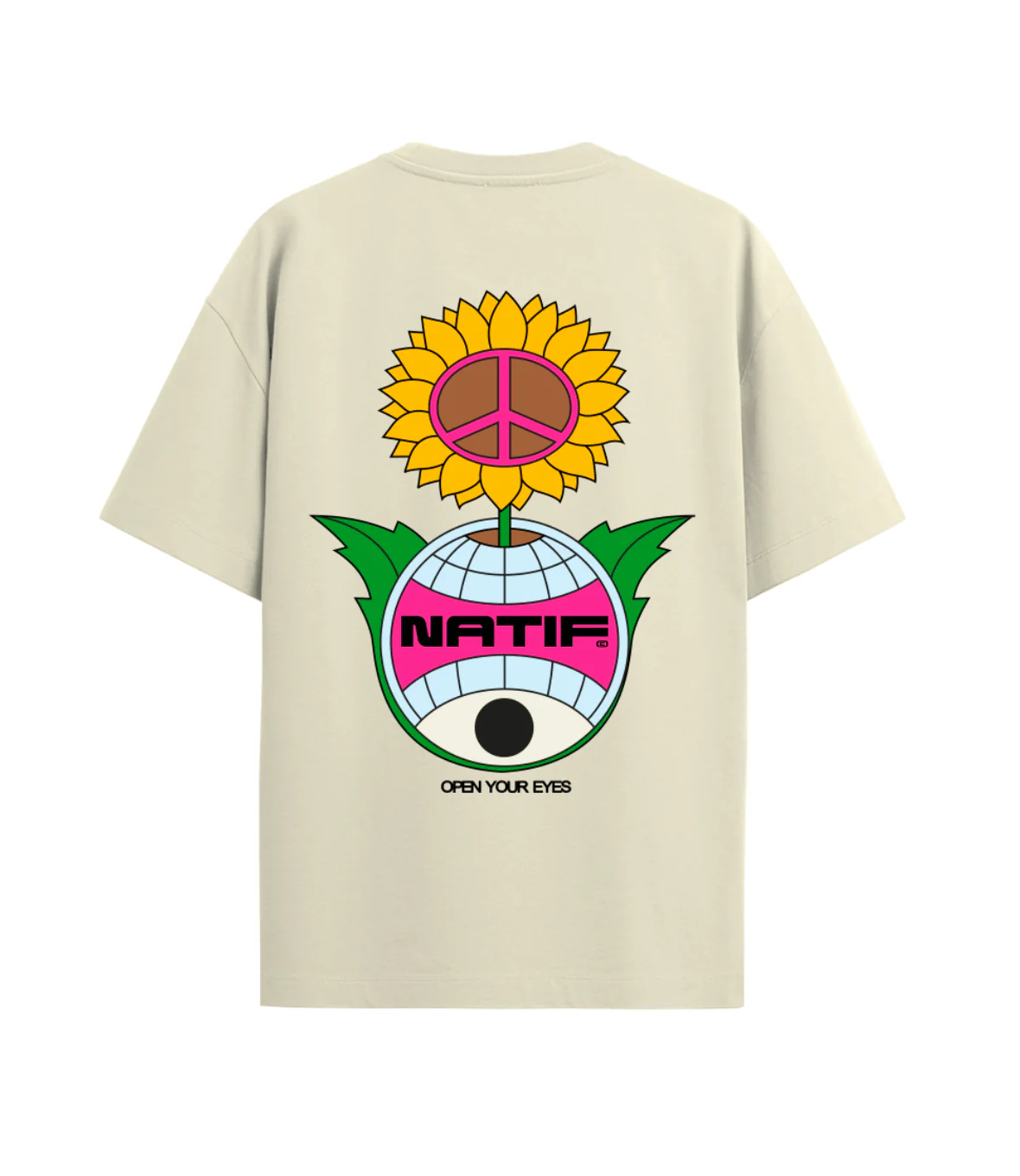 T-Shirt Flower Peace (Loose) - Image 2