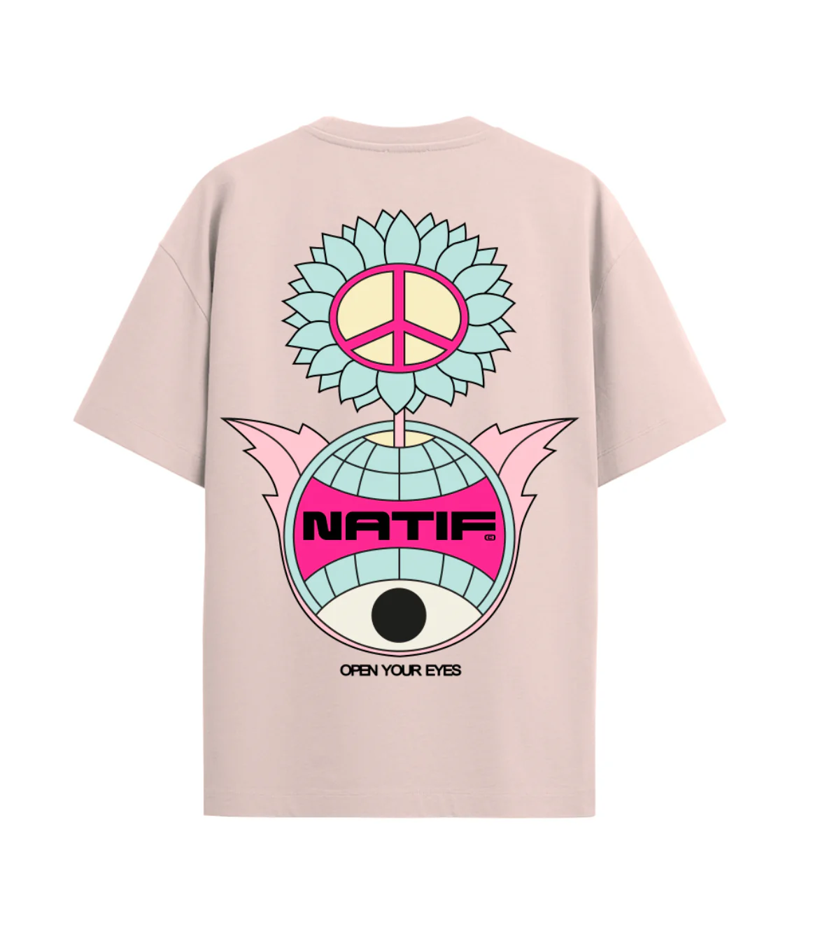 T-Shirt Flower Peace (Loose) - Image 4
