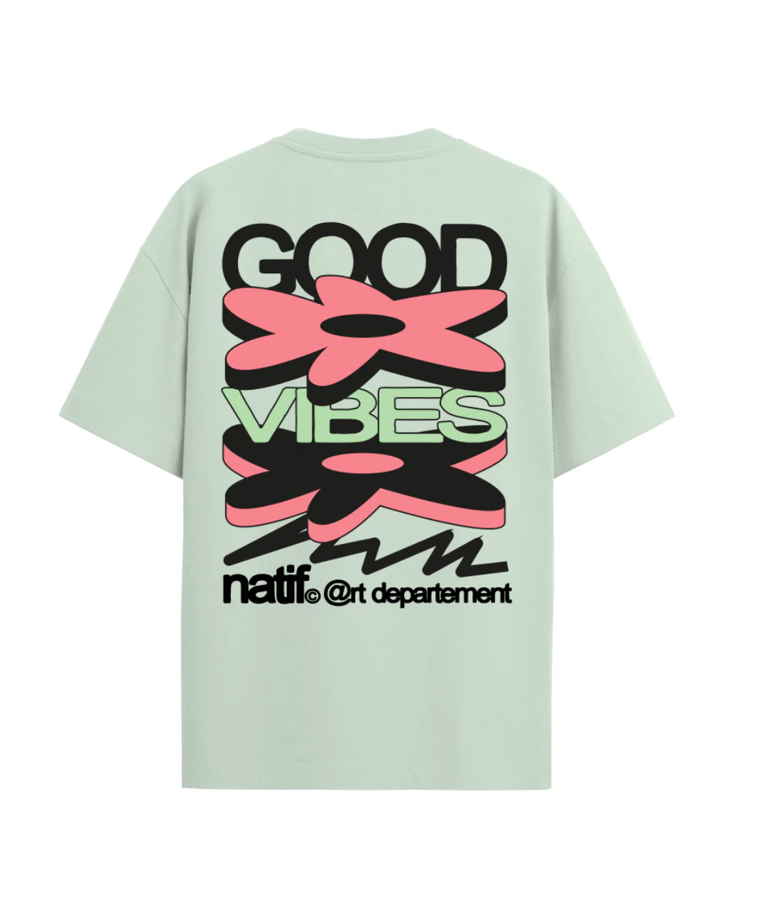 T-Shirt Good Vibes Art Dpt - Image 2