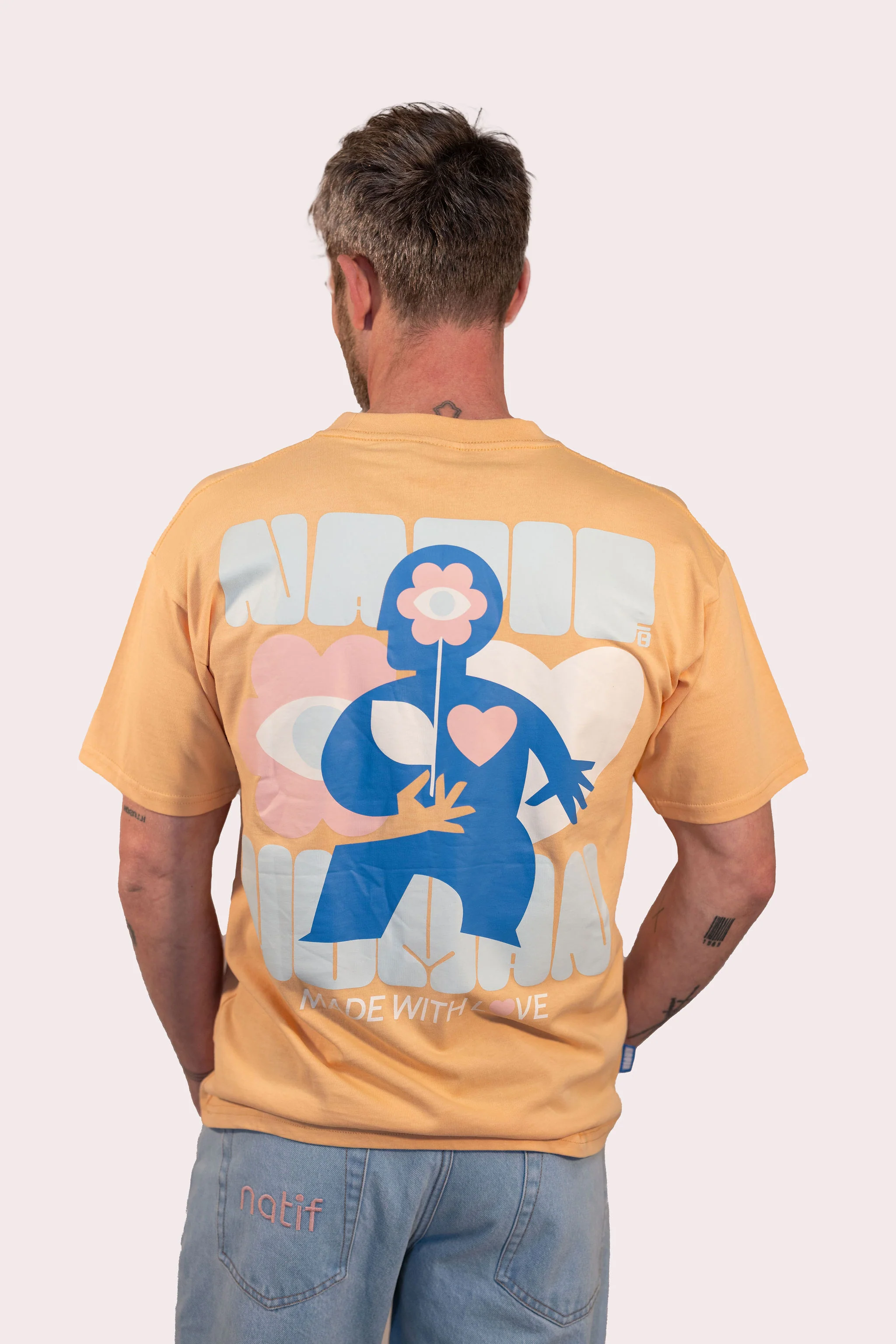 T-Shirt Human Made With Love - Image 2