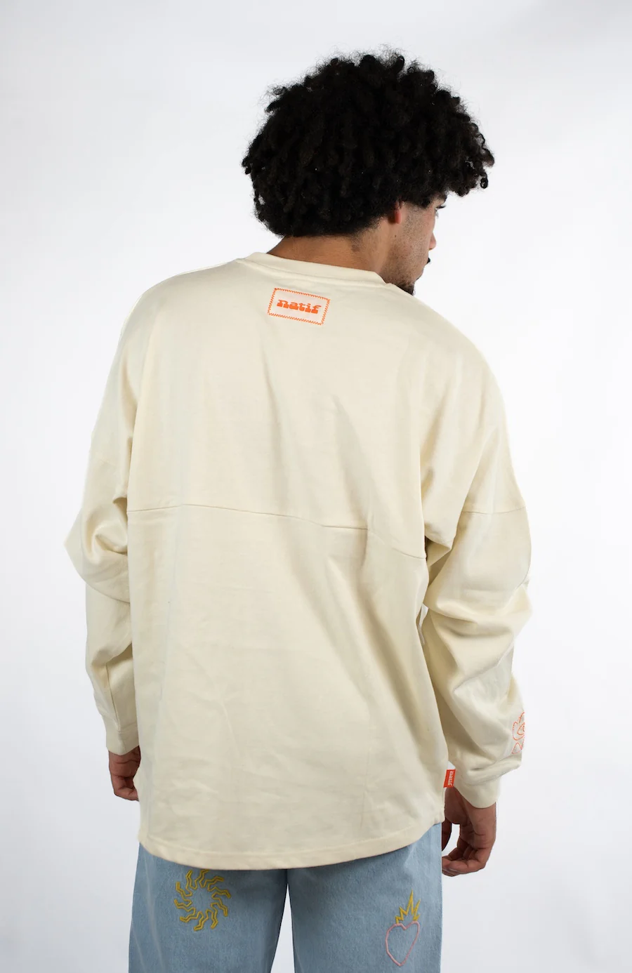 T-Shirt Loose Manches Longues Flower - Image 6