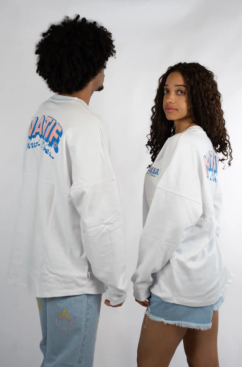 T-Shirt Loose Manches Longues Good Vibes - Image 2