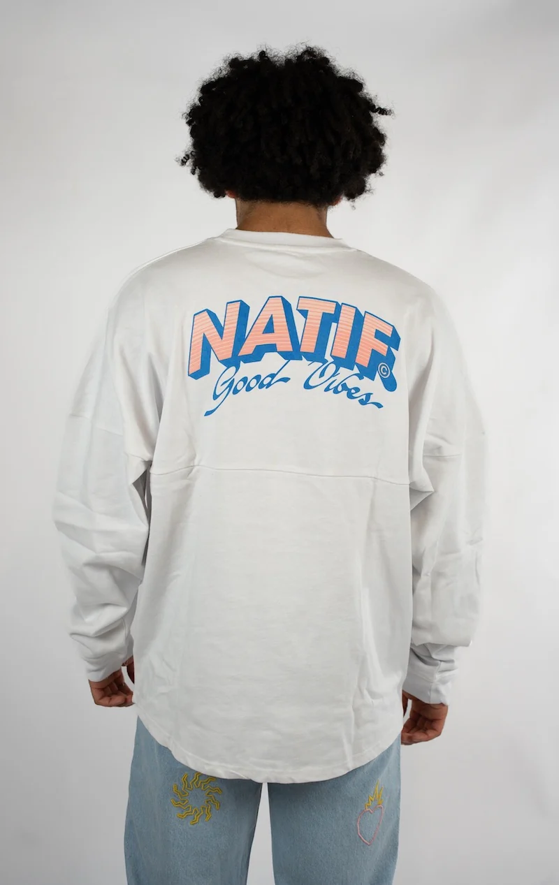 T-Shirt Loose Manches Longues Good Vibes - Image 5
