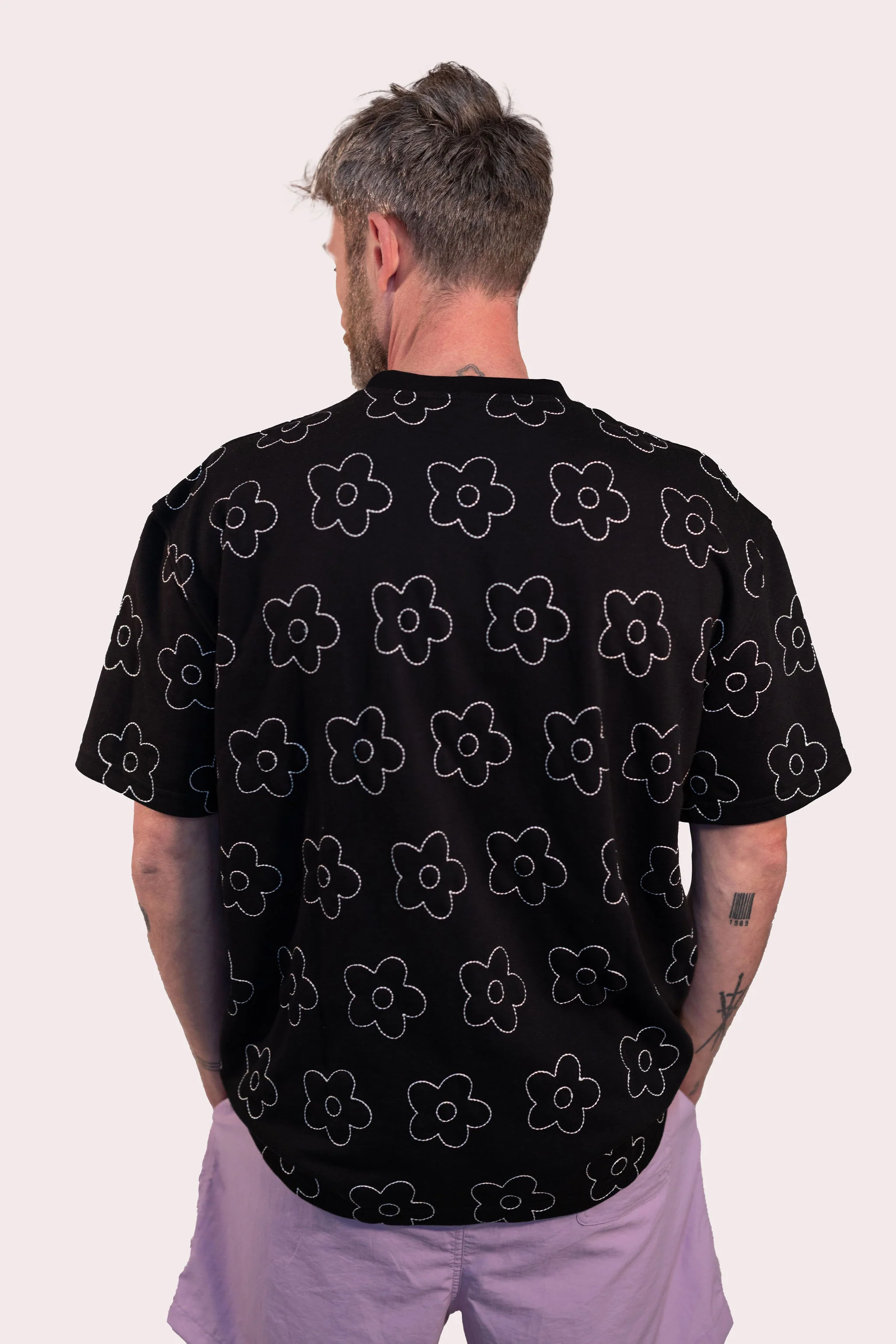 T-Shirt Soul Pattern Flowers - Image 2