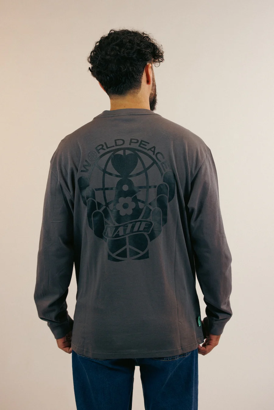 T-shirt Manches Longues World Peace - Image 2