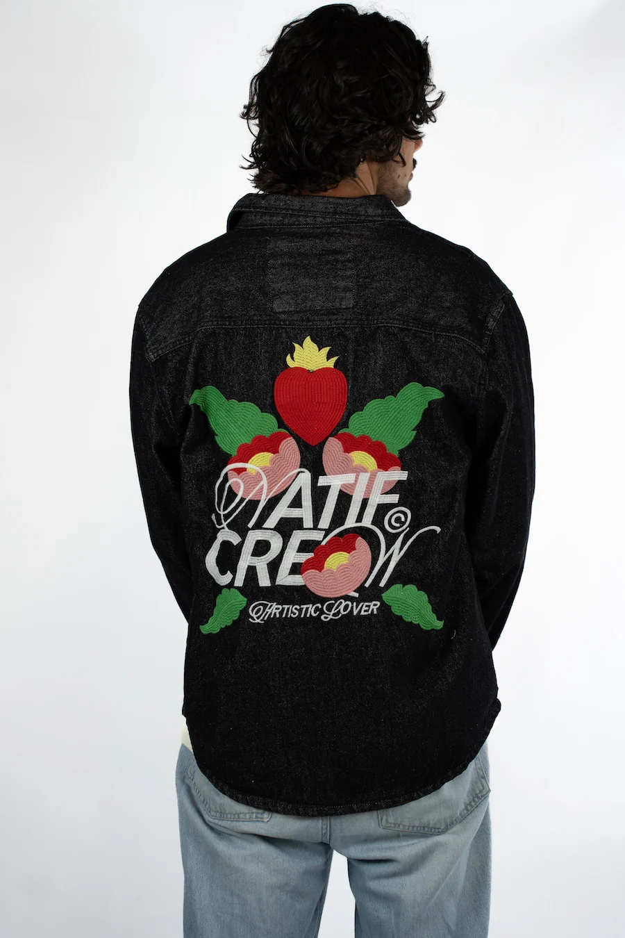 Denim Jacket Artistic Lover - Image 2